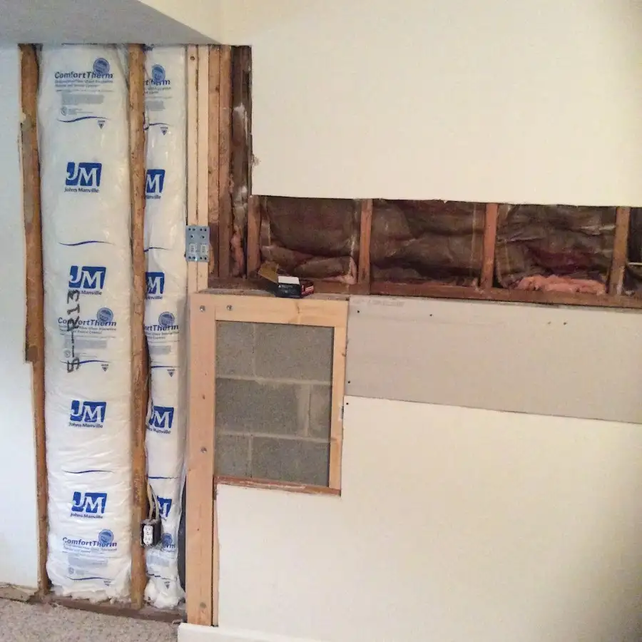 Wall insulation replacement during Contents Cleaning & Restoration in Arnold